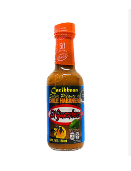 El Yucateco Caribbean Habanero Chili Hot Sauce 120 ml