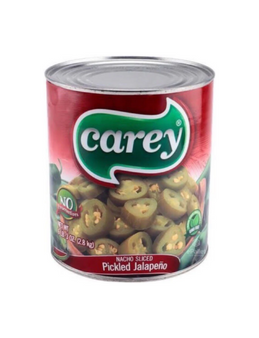 Pickled Jalapeno Nacho Sliced Carey 2.8 Kg